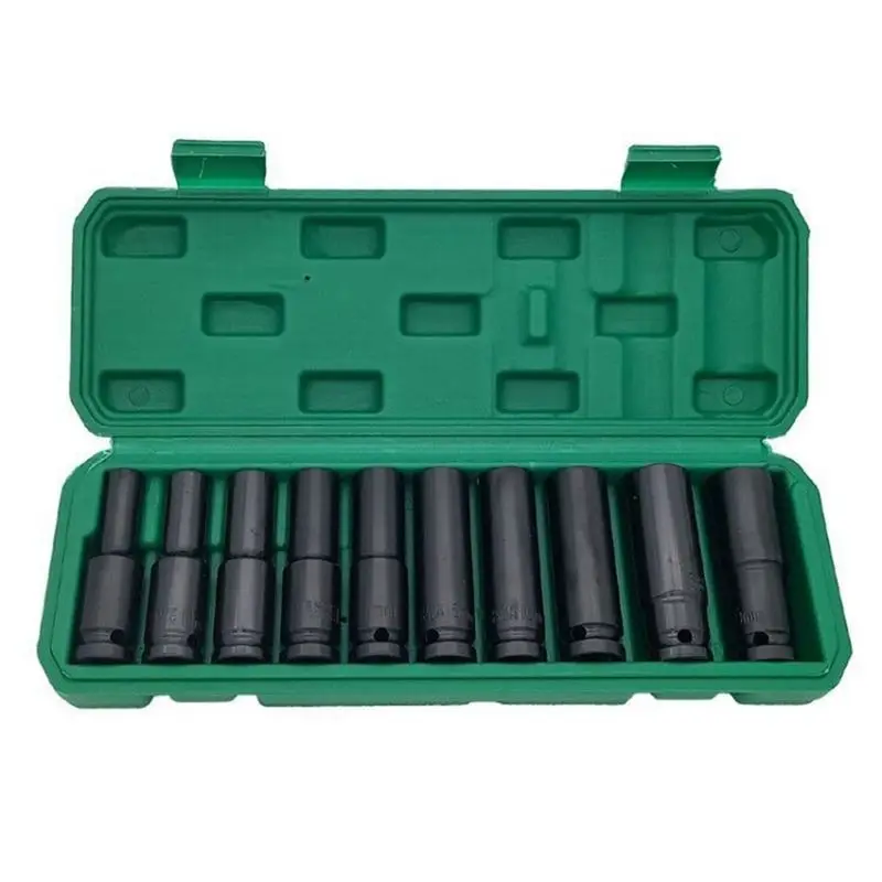 a67p-10piece-head-pneumatic-socket-lithium-electric-wrench-hexagon-opening-lengthened-black