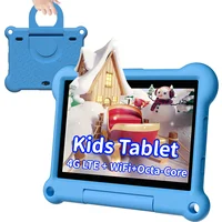 Tableta para niños de 10 pulgadas con funda protectora Android14 Software educativo para niños 4GB RAM 64GB ROM Bluetooth WIFI Google Play tableta para niños