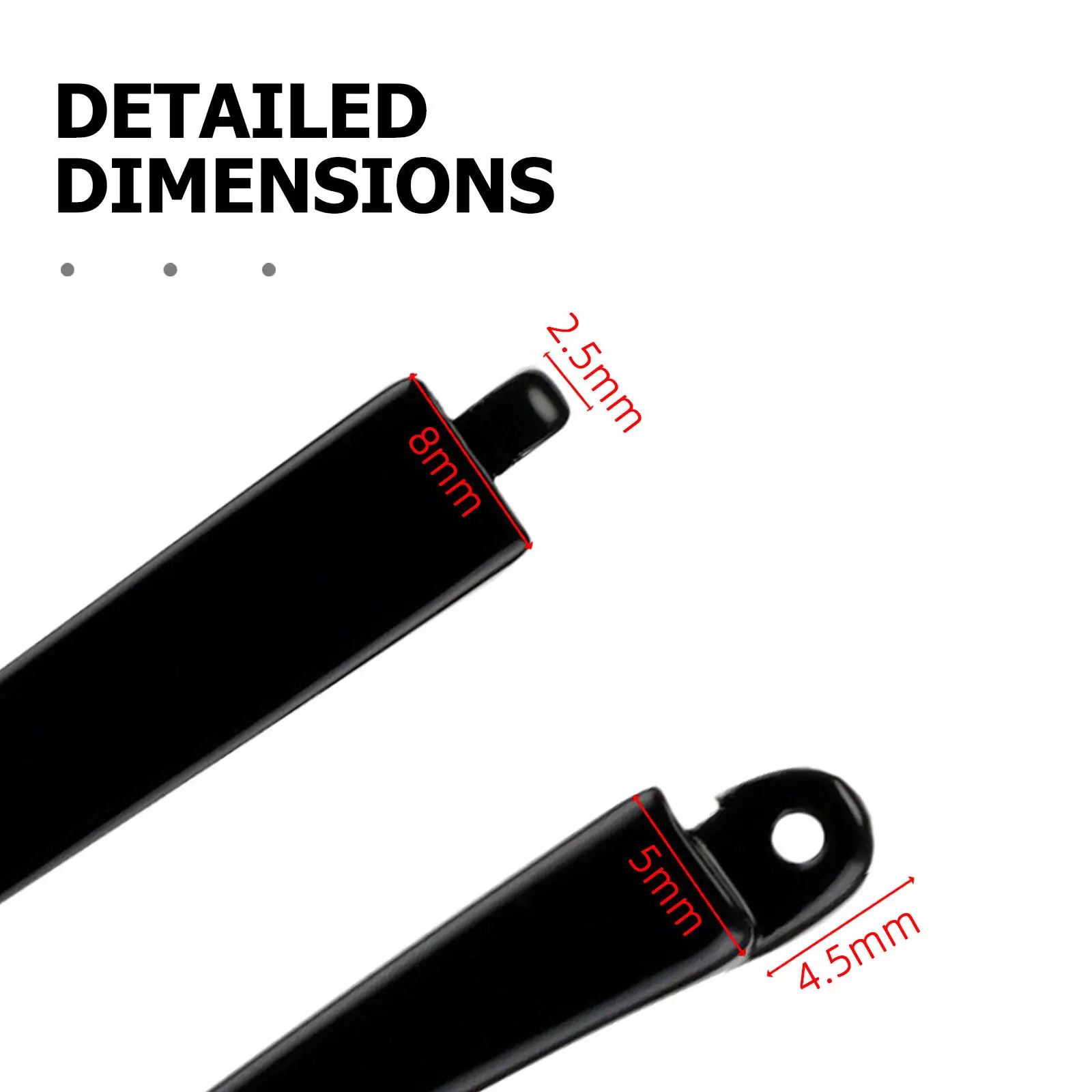 

1Set Replacement Eyeglasses Temple Lightweight Non-Pinch Arms for Wide Range of Frames Fashion Repair Accessory Kit