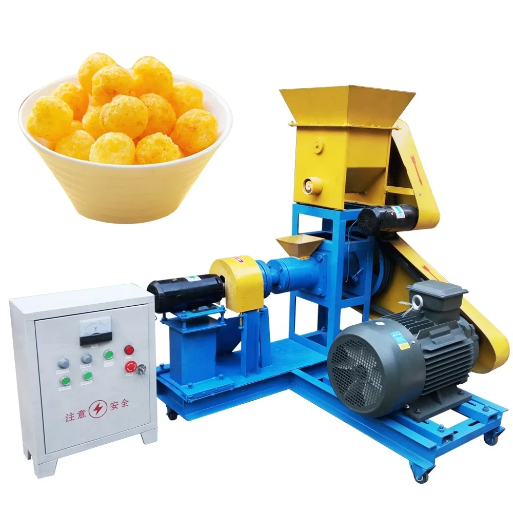 

Small Snack Food Extruder Puffing Machine Rice Corn Puff Making Machines Automatic