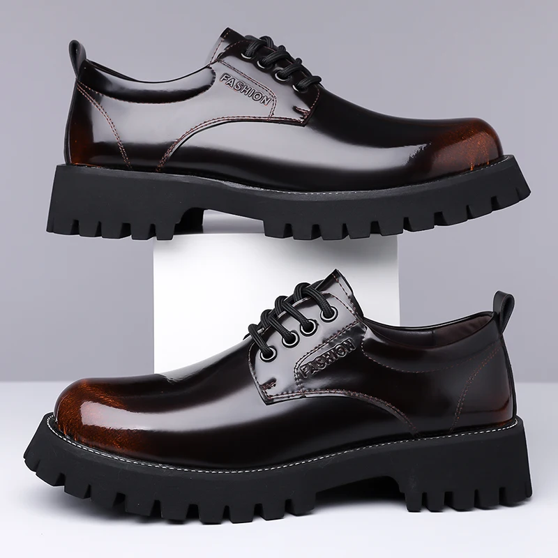 

Men's Derby Shoes Safety Work Shoes Genuine Leather High Quality Natural Leather Shoes