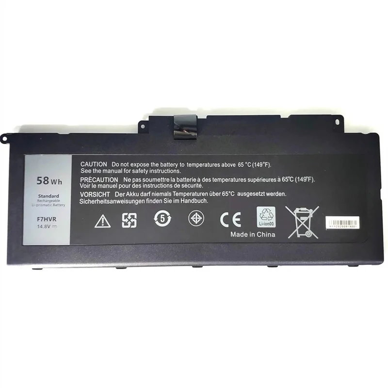 

14.8V 58Wh F7HVR Laptop Battery for DELL Inspiron N7737 N7537 15 7537 17 7000 7737 7746 3137 3135 P36F P24E G4YJM T2T3J 62VNH