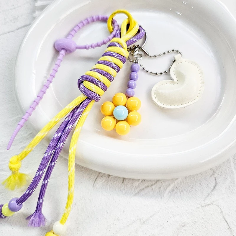 Mobile Phone Bags Keychains Mens Womens Pendants Vintage Brown Autumn And Winter Capybara Plush Keychain Braided Lanyard