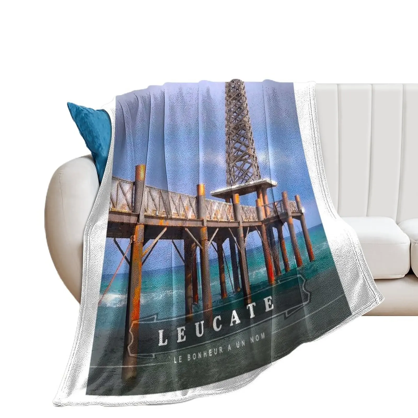 

The pretty pontoon of Leucate Throw Blanket manga Blankets For Baby warm winter Blankets