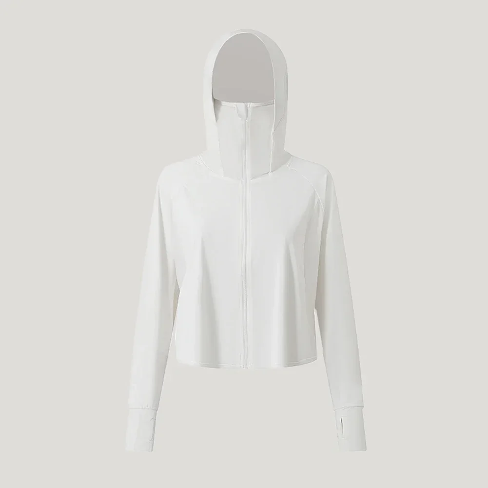 

For Holiday Casual T Shirt Ice Silk Sun Protection Clothing For Casual Outing Casual Long Sleeve Top Sportswear