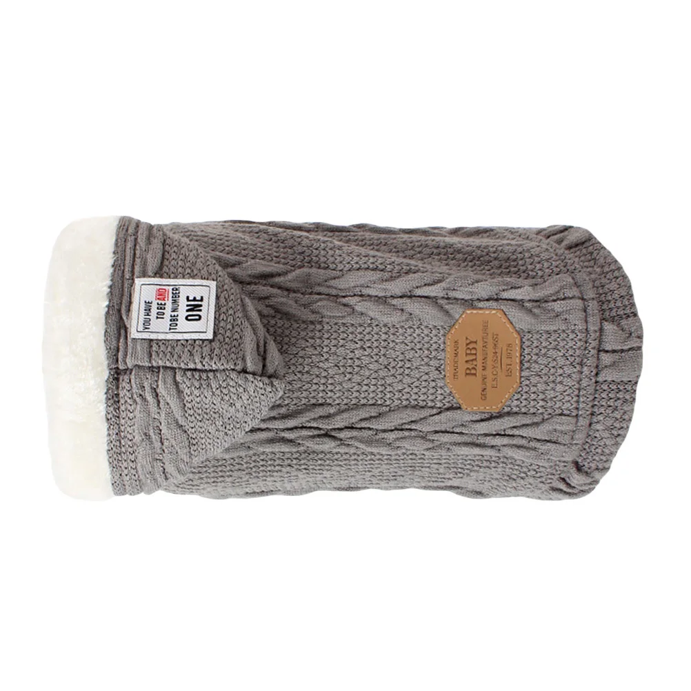 

Small Dog Sweater Clothing for Dogs Hoodie Sweaters Comfortable Grey Clothes Large