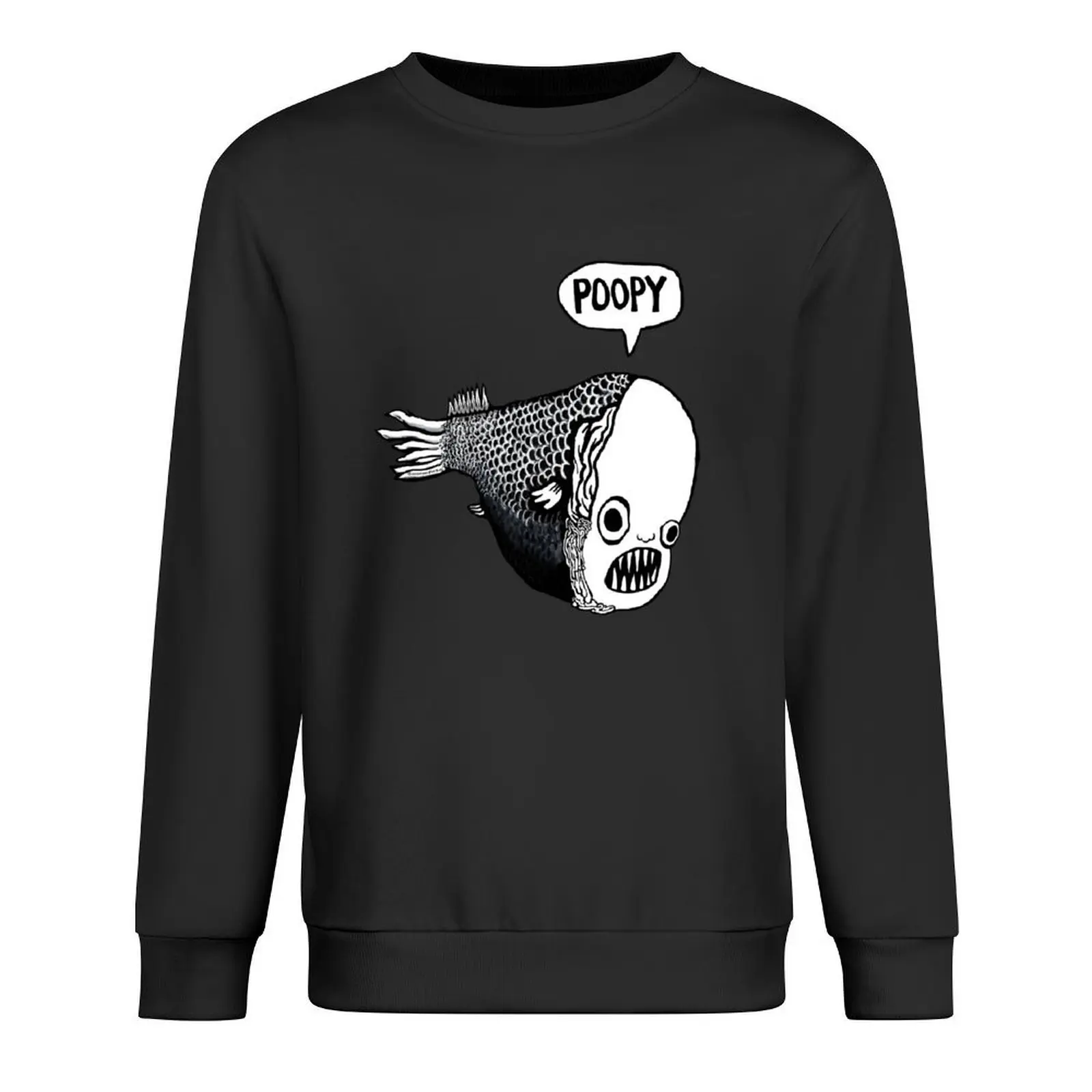

Poopy Head Fish Pullover anime clothes men's clothing anime clothing autumn jacket men sweatshirt for men