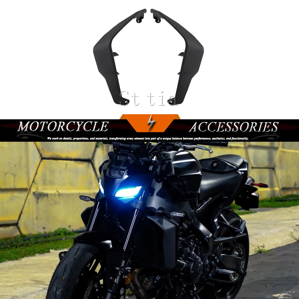 

For YAMAHA MT 09 Gen 4 MT09 MT-09 SP 2026 2025 2024 Motorcycle Sport Downforce Naked Side Spoilers Aerodynamic Wing Deflector