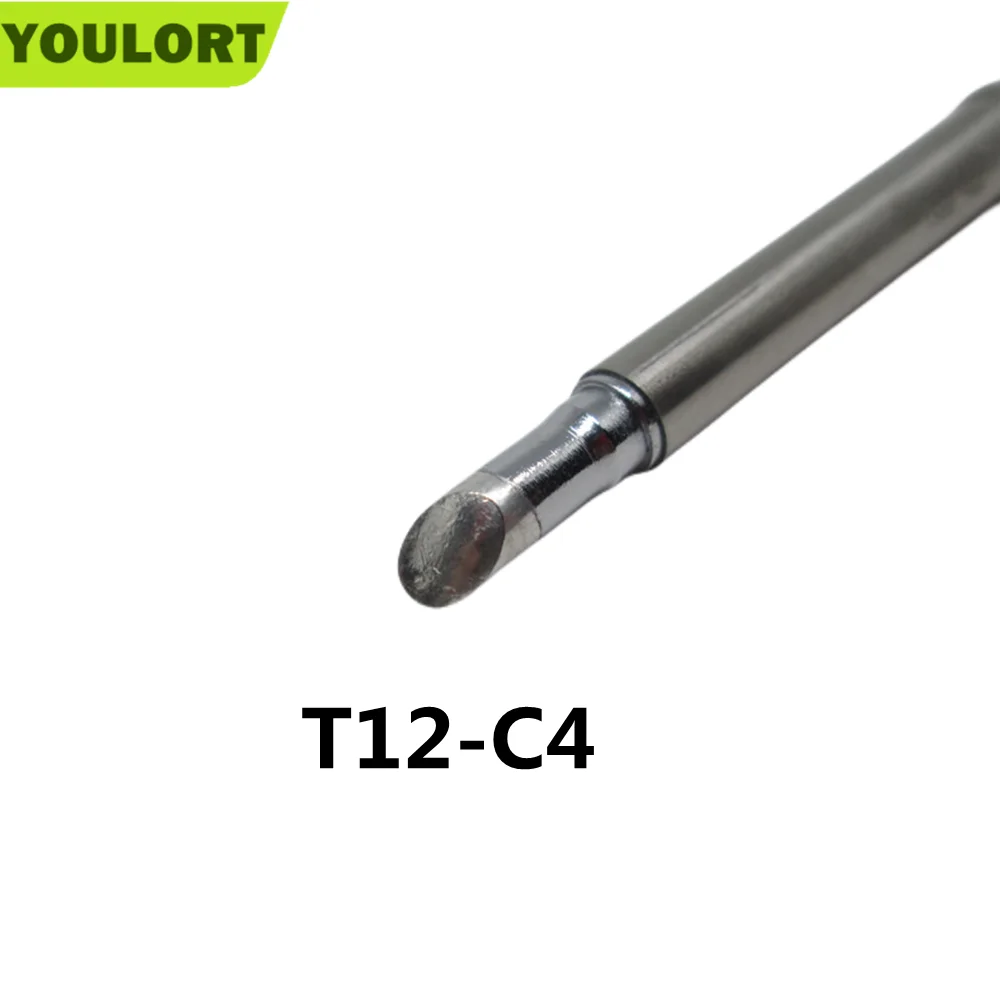 

YOULORT T12-C4 Welding Tools solder iron tips for FX952/951/9501/907 Handle LED&OLED soldering station excellent quality