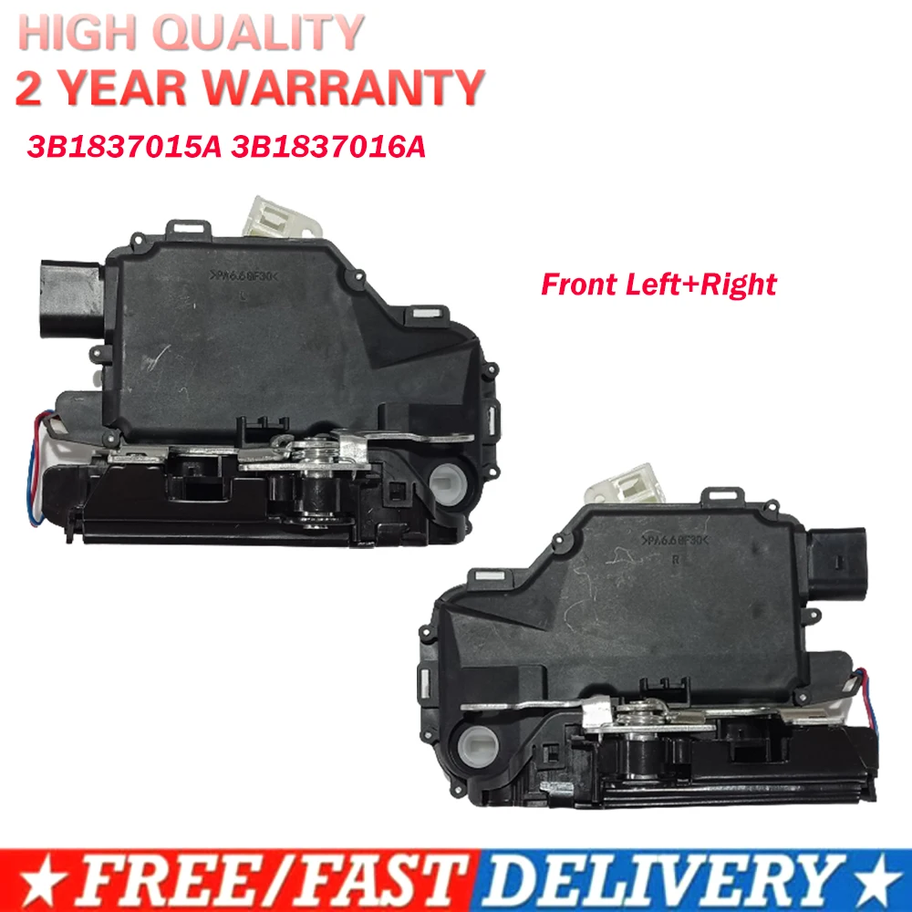 

1 Pair Door Lock Actuator & Latch Front Left + right 3B1837015A 3B1837016A For VW Rabbit Jetta Passat Golf Beetle GTI