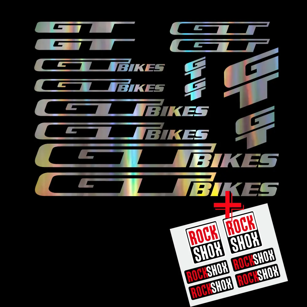 for GT Vinyl Decals Stickers  - cycling MTB BMX road bike frame