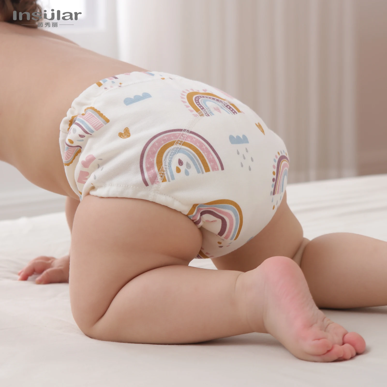防水性のある再利用可能なコットンベビー用トレーニングパンツ、 - Diaper Pail Odor のレビューと価格