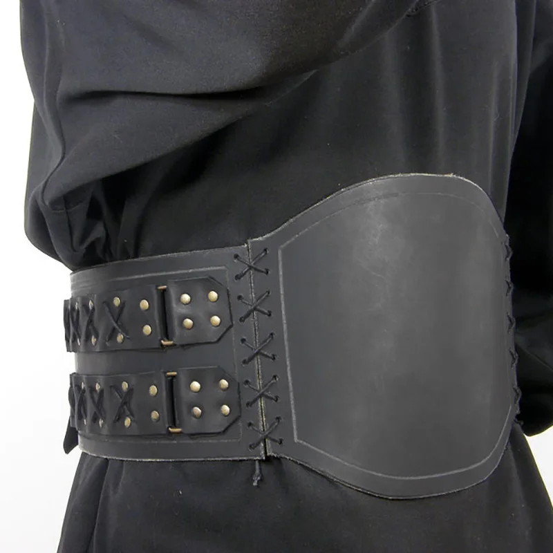 중세 바이킹 와이드 벨트 남성 기사 해적 사무라이 코스프레 의상 중세 시대 스팀펑크 액세서리 성인용 라프 소품