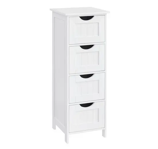 VASAGLE bathroom chest of drawers bathroom cabinet, with 4 drawers