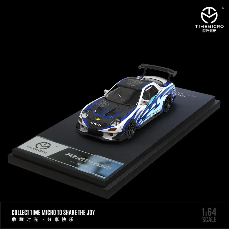 TimeMicro 1:64 Rx-7 Amamiya Samochód Model odlewu