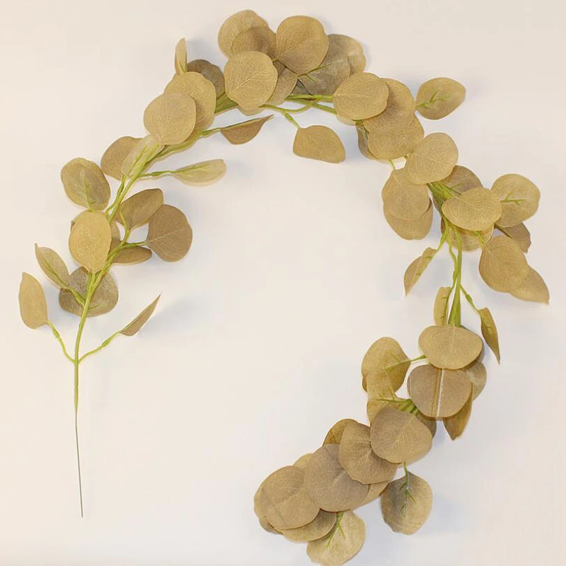 200 سنتيمتر الأخضر أوراق لبلاب اصطناعية جارلاند النباتات الكرمة يترك 1 قطعة Diy بها بنفسك ل ديكورات منزلية لحفل الزفاف حديقة ديكور حفلات