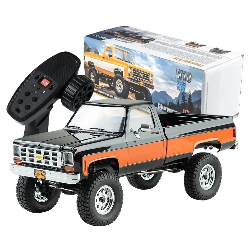 

Officially Licensed 4WD 1/18 RC Car RTR FMS Chevvy FCX K10 4X4 With Two-Speed Transmission and Scale Interior for Hobbyists