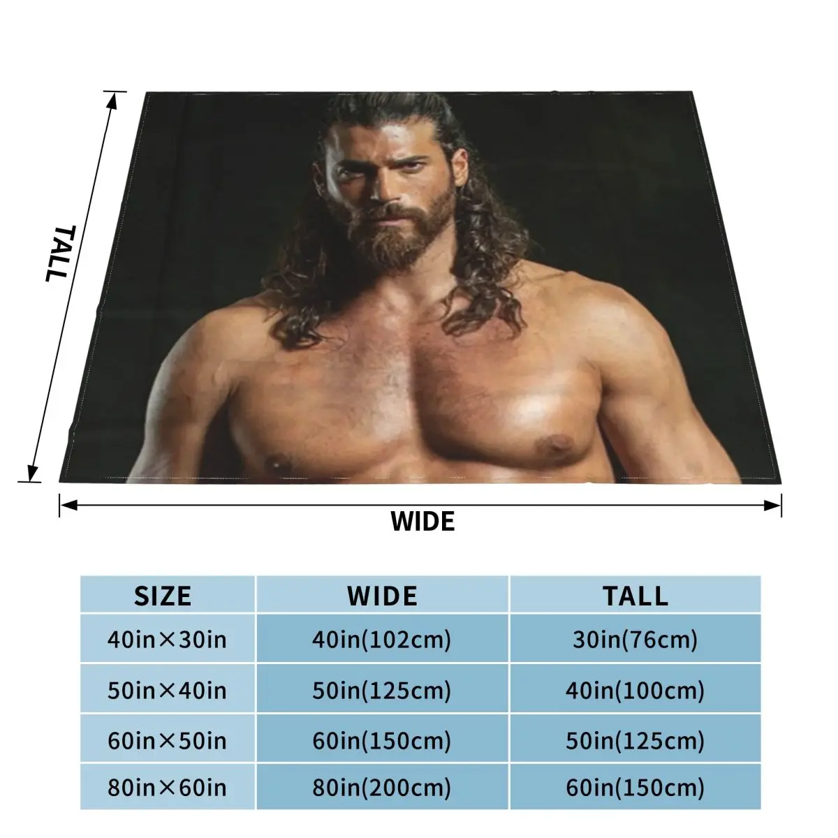 Actor Can Yaman Photo Blankets Soft Warm Flannel Throw Blanket Bedspread for Bed Living room Picnic Travel Home Sofa