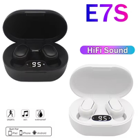 Original E7S Wireless Bluetooth Headset with Mic LED Display Earbuds for iPhone Xiaomi TWS Earphone Bluetooth Headphones earbuds