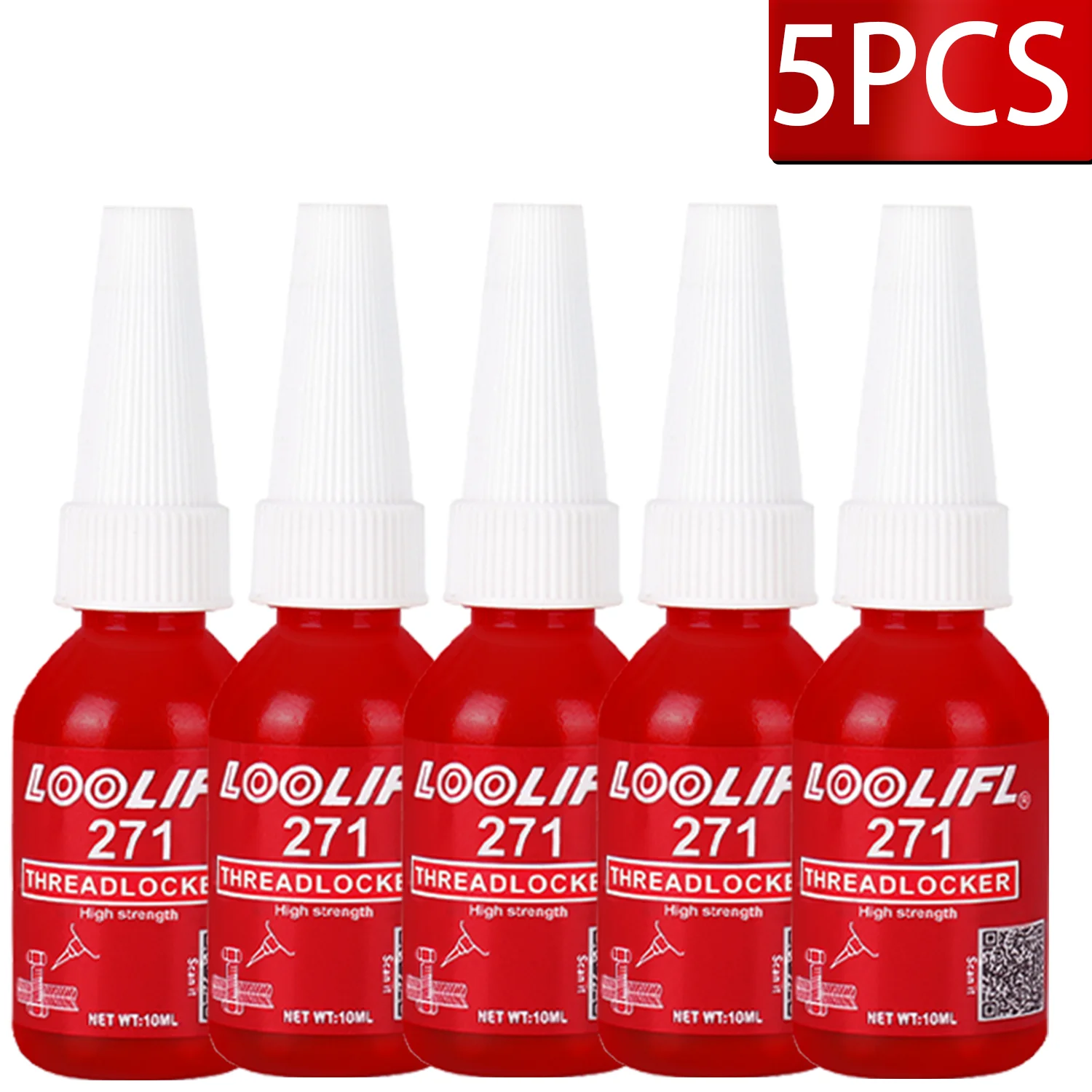 50ml 271 243 Blaues Schraubensicherungsmittel für Muttern und Schrauben, Schraubenkleber, anaerober Metallkleber, rostfrei