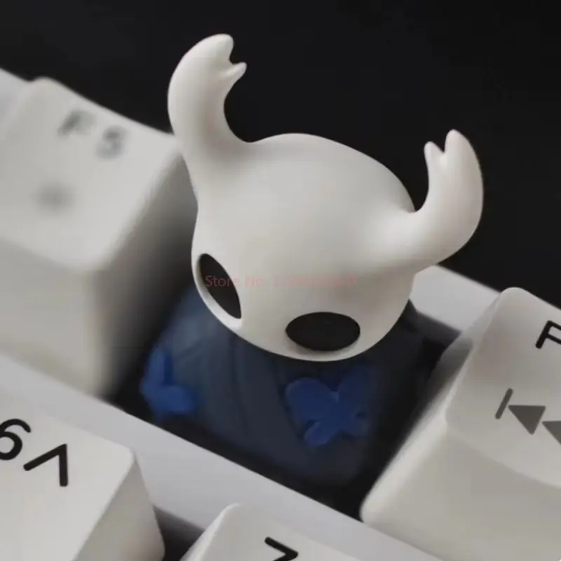 جديد جوفاء فارس Kawaii الدبور الشفاف الراتنج Keycap واحدة الإبداعية لوحة المفاتيح الميكانيكية تخصيص Esc لعبة الطرفية #6