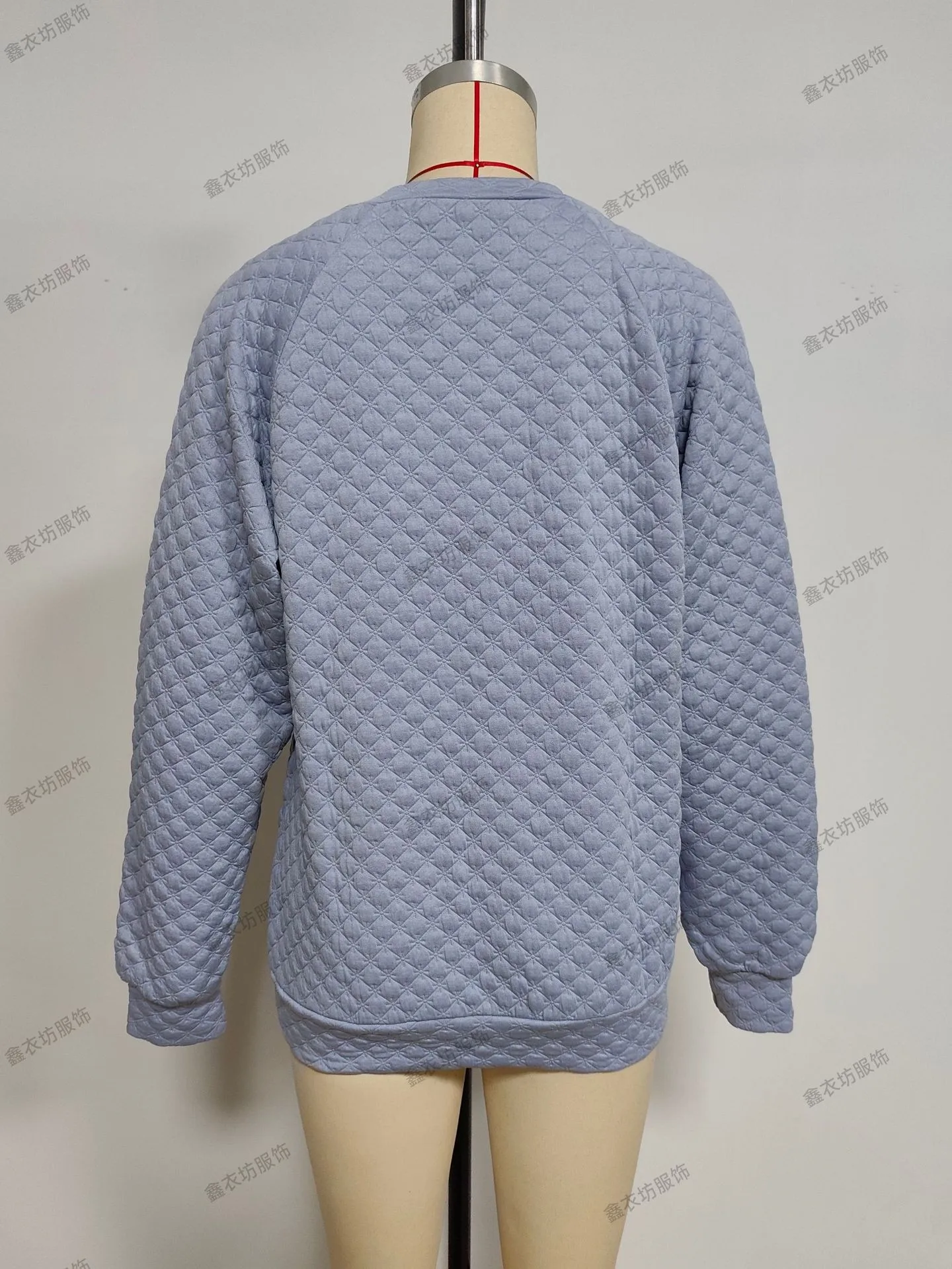 Long Sleeve Hoodie Casual Mid Length Elegant Commute with No Hood Pullover V Neck Patchwork Regular Sleeve Women Sweatshirt