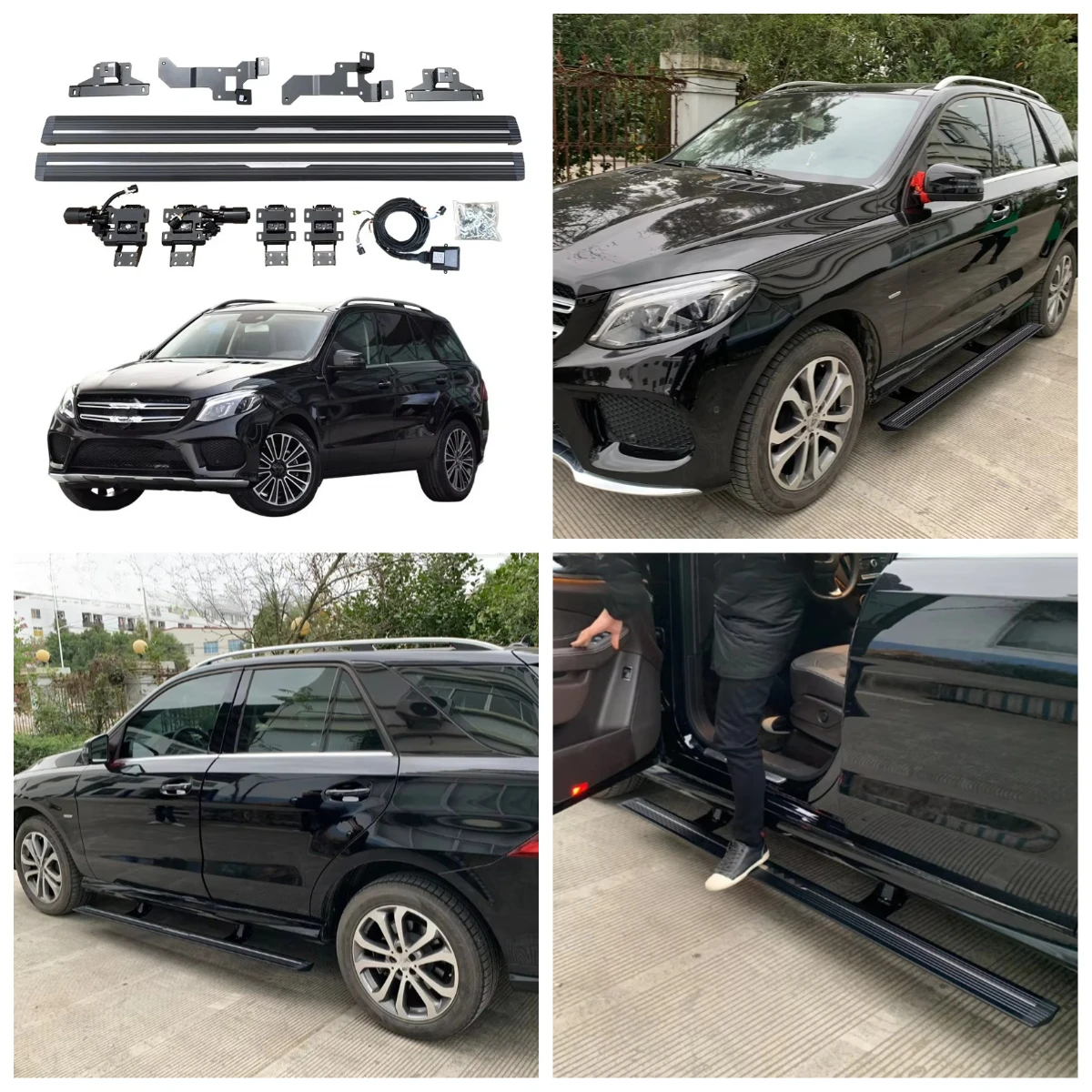 

STLF Automatic Electric Power Side Step Running Board For Mercedess-Benzs GLE 350 450 AMGs 2015-2019