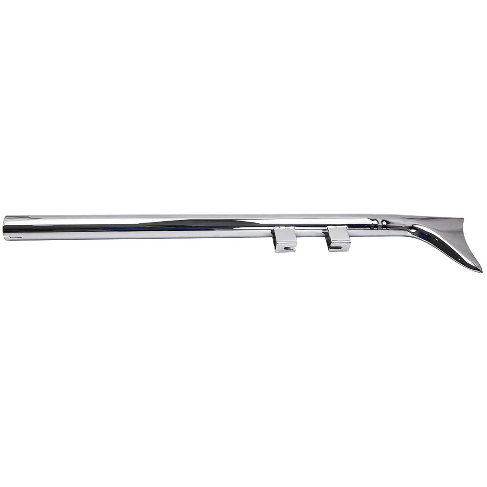 Chrome 36" Fishtail Exhaust Pipe Slip Ons for Harley Touring Road King 1995-2016