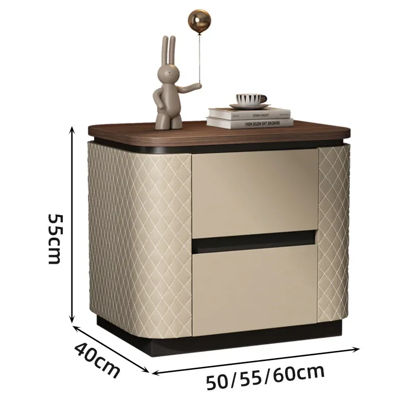 Creative Versatile Bedside Tables Trendy Luxury Beauty Exquisite Nightstands Classic Storage Mesa De Cama Bedroom Furniture