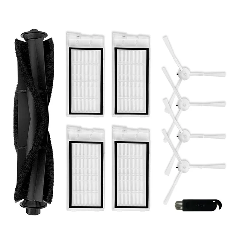 A01M สําหรับ XCLEA H30 Plus/H40 Plus หุ่นยนต์เครื่องดูดฝุ่นอะไหล่ทดแทนหลักแปรงด้านข้าง Hepa Filter