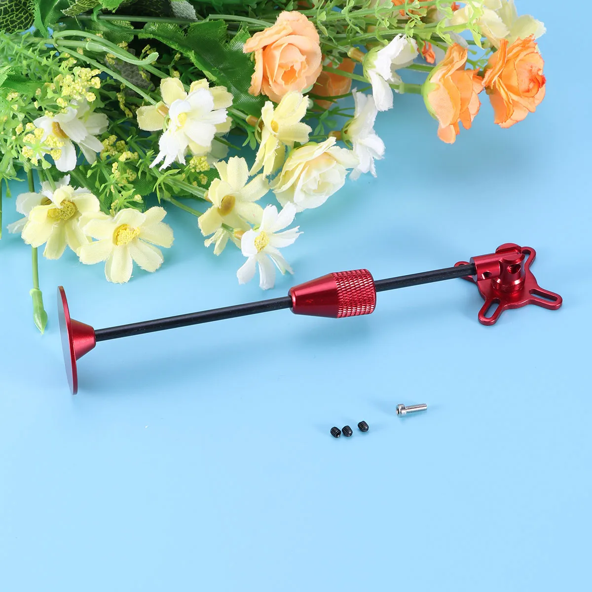 Support de Base d'antenne pliante Gps en aluminium Cnc, pour quadrirotor Multicopter, tige rouge de 4Mm, support de Signal Gps de 16.2Cm