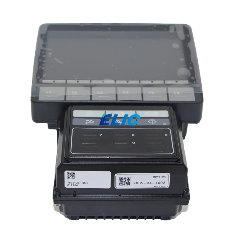 Elic Excavator Monitor Display Panel 7835-34-1002 For Komatsu PC200-8MO Replacement