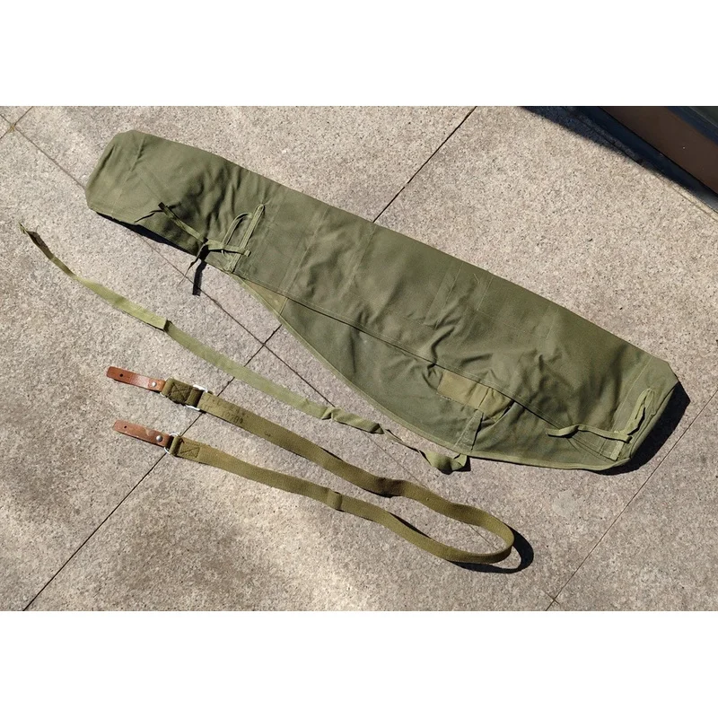 ベトナム戦争時代-1985年代製-中国製-タイプ56-バッグカバー-キャンバス-ライフルストラップ付き-スリング-タクティカルアクセサリー