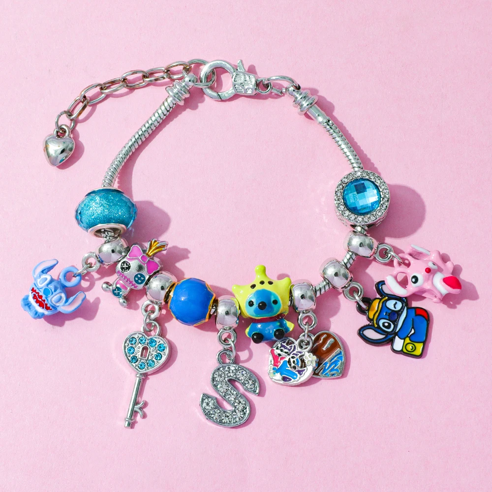 Caja ciega de Adviento sorpresa de Lilo & Stitch de Disney, figura bonita de moda, accesorio colgante DIY, juguete para regalo Popular