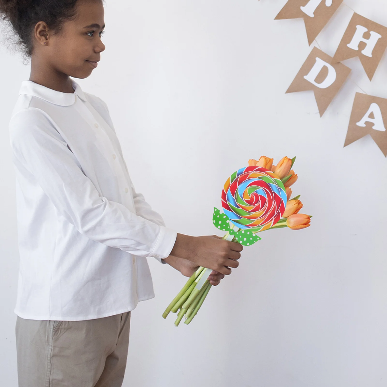 

4Pcs Lollipop Props Large Colorful Fake Candy Ornaments Kids Dance Performance Photo Studio Party Decorations Photography Props