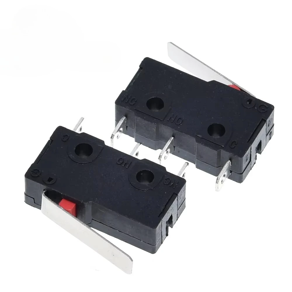 10PCS KW11-3Z 5A 250V Tact Switch on off Microswitch 3PIN Buckle New Straight Handle Switch The Micro Switch Contact Button 3PIN