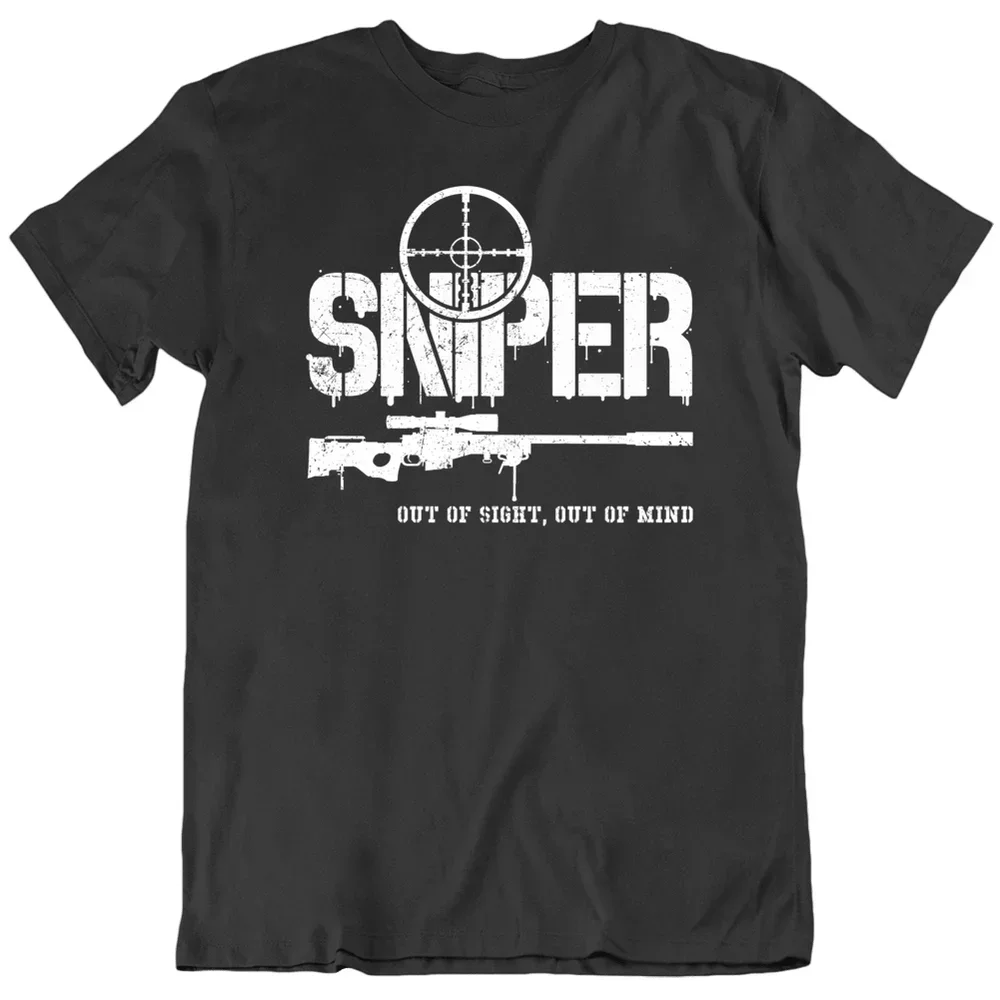 New Short Sleeve Casual Cotton O-Neck Summer Shirts SNIPER US Army Special Force Seals Para Sas Men T Shirt harajuku oversized