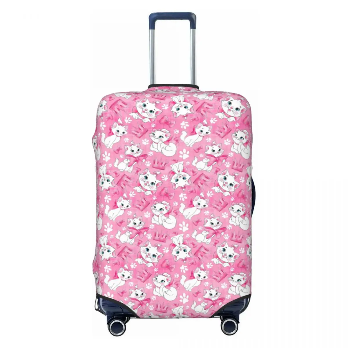 

Custom Funny Cute Cartoon Marie Cat Luggage Cover Protector Elastic Funny Animal Pattern Travel Suitcase Covers