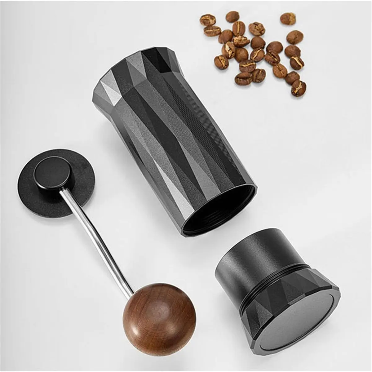 Professional Manual Coffee Grinder - All-Metal, Anti-Slip, Portable with Burr - Ideal for Home…