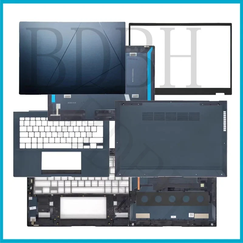 LCD Back Cover For ASUS Zenbook 14 UX3402 UX3402Z UX3402V UM3402Y NB5929 2022 Front Palmrest Bottom Case Non Touch LCD Back