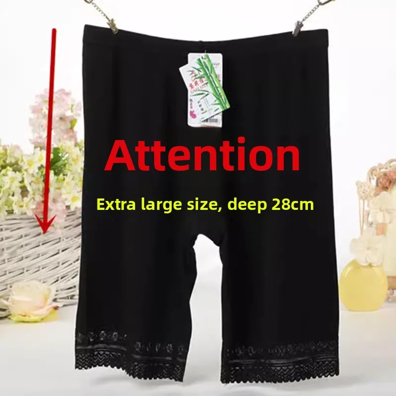plus Size Se Pants for Women 200 Pou Modal Tee-quarter Length orts Summer Faion Comfortable Underwear Bot