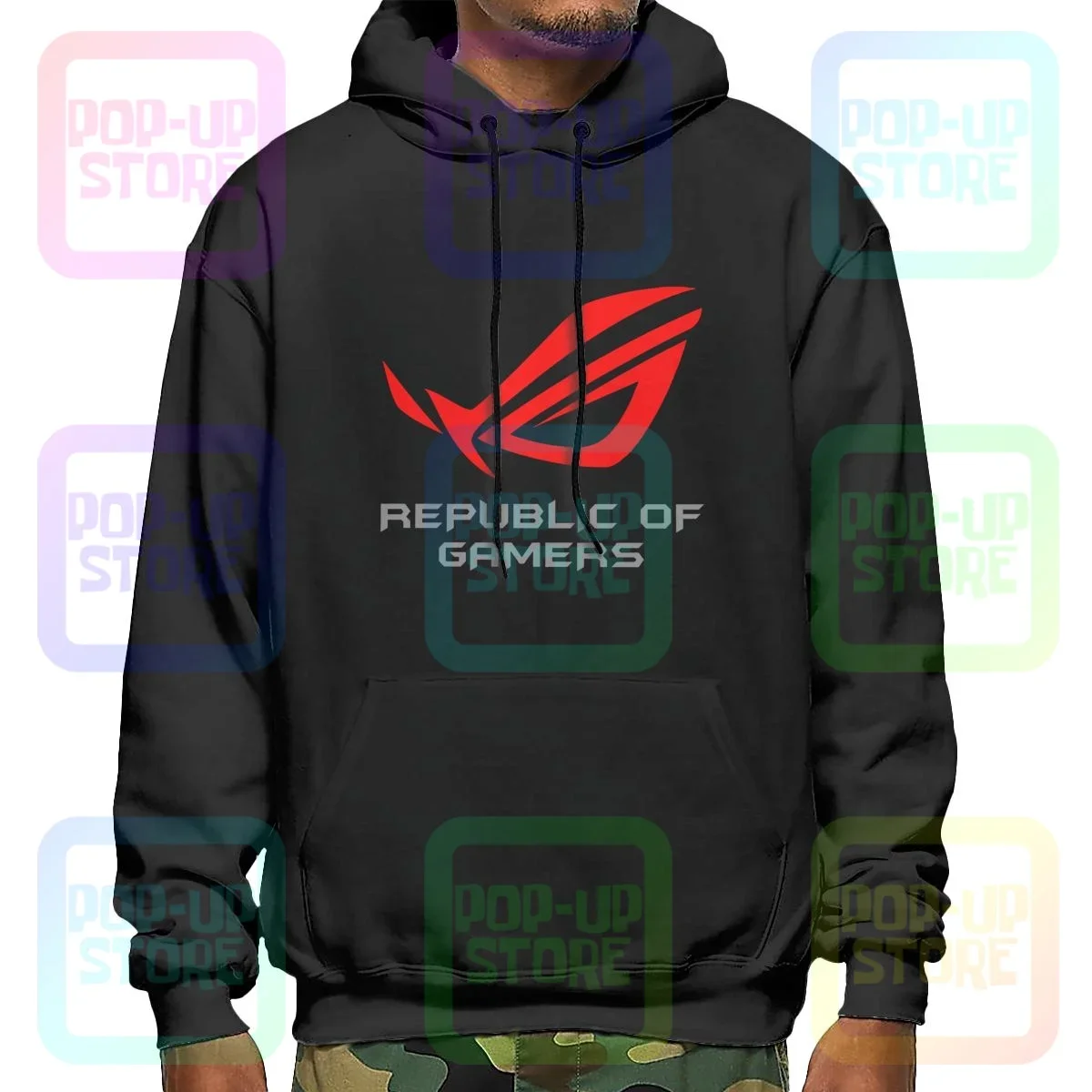 Asus Republic Of Gamers Hoodie Sweatshirts Hoodies Pop Trendy Novelty Streetwear