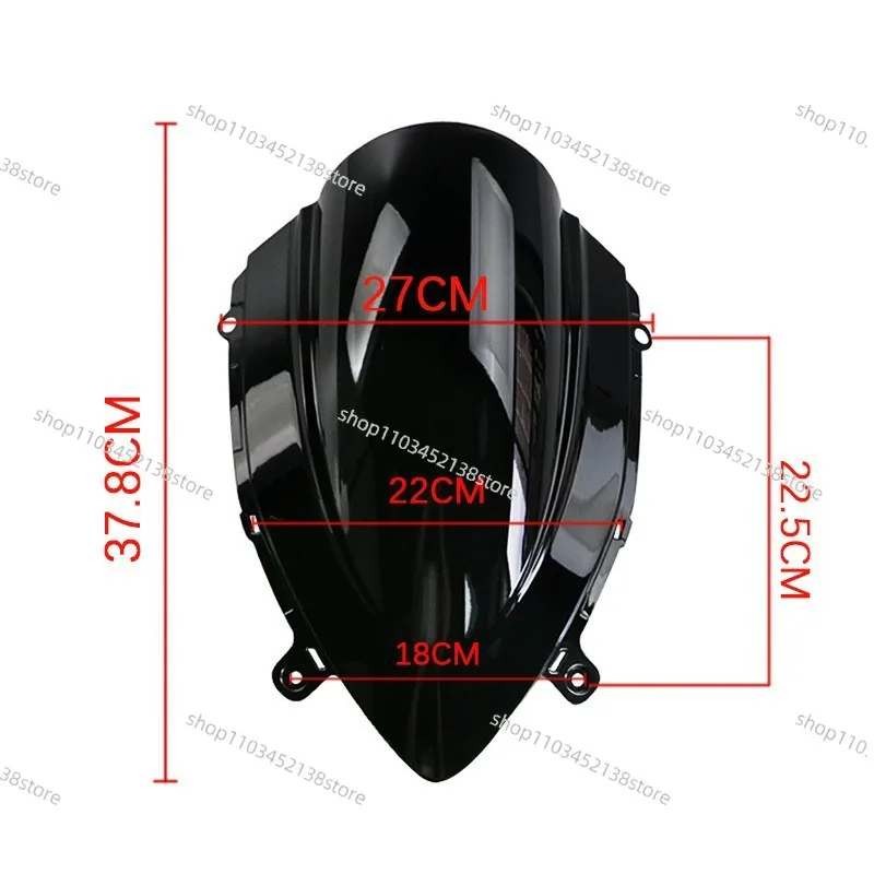 

Suitable for 22-23 Qianjiang Sai 600 Competitive Windshield High Front Windshield Modification Accessories