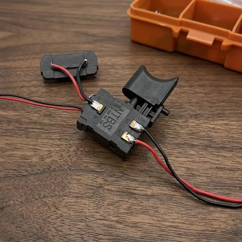 Cordless Drill Trigger Switch DC 7.2-24V 16A Speed Control Part for Handyman Daily Power Tool Repairs