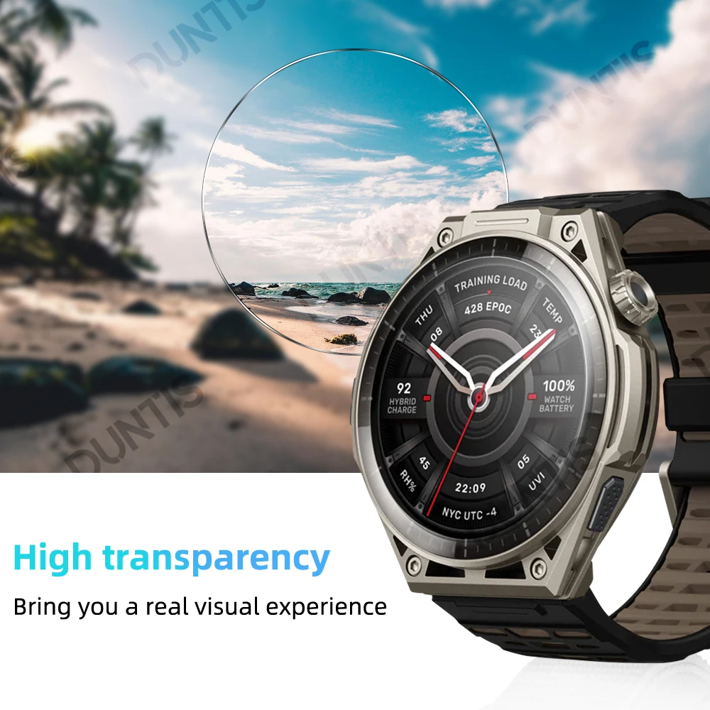 Tempered Glass Screen Protector for Amazfit Balance Ultra Anti-scratch Glass Protection Film Screen Protector Accessories