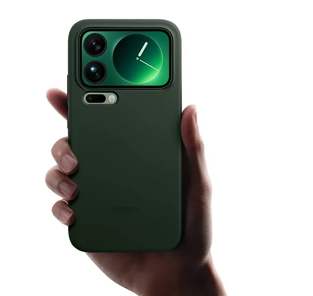 حافظة حماية مغناطيسية من السيليكون السائل Xiaomi 17 Pro/Pro Max الرسمية الأصلية، رسوم متحركة مغناطيسية حصرية