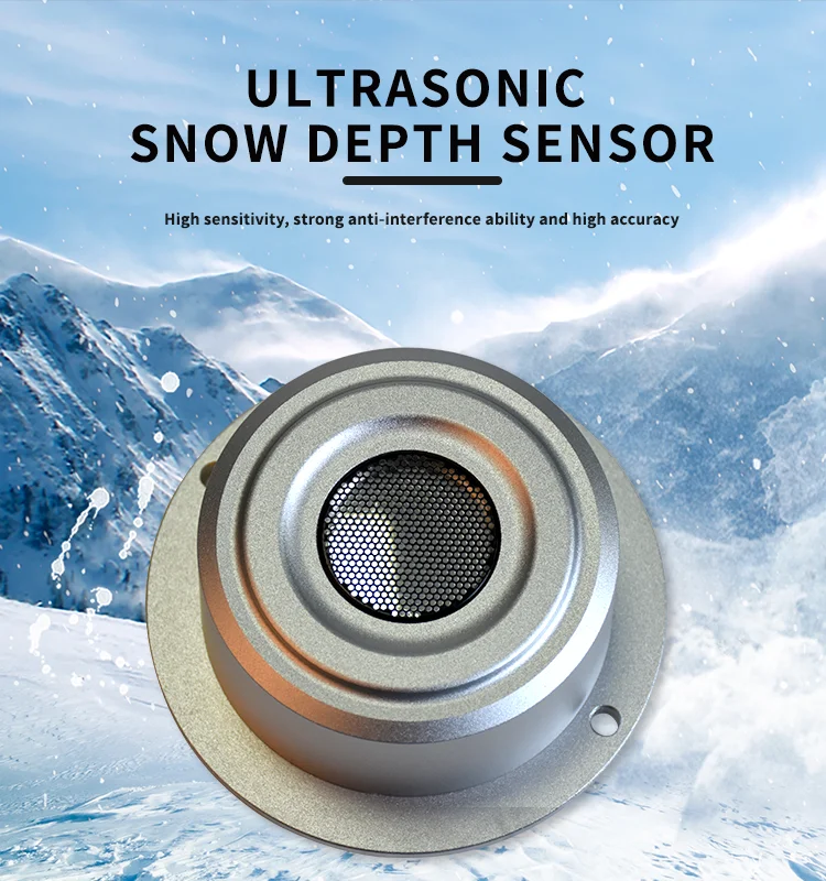 2025 Echo Snow Depth Sensor Ultrasonic Snow Depth Detection Equipment Snow Depth