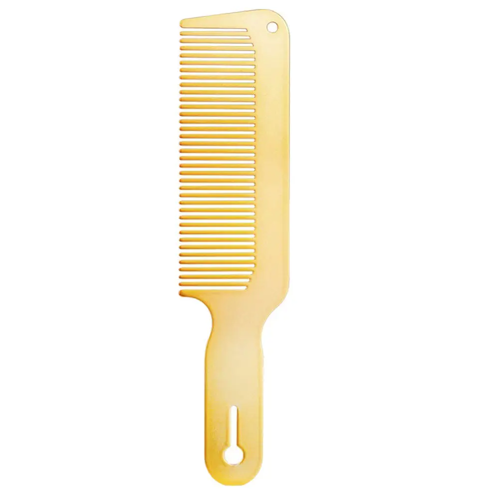 

Men Haircut Comb Steel Wide Tooth Detangler Comb Barber Styling Hair Salon Hairdressing Tool Mens Combs for Hair