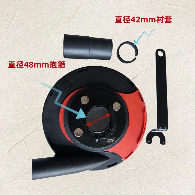 

Angle grinder dust cover polishing cutting hood dust collection shield for stone concrete power tool accessories