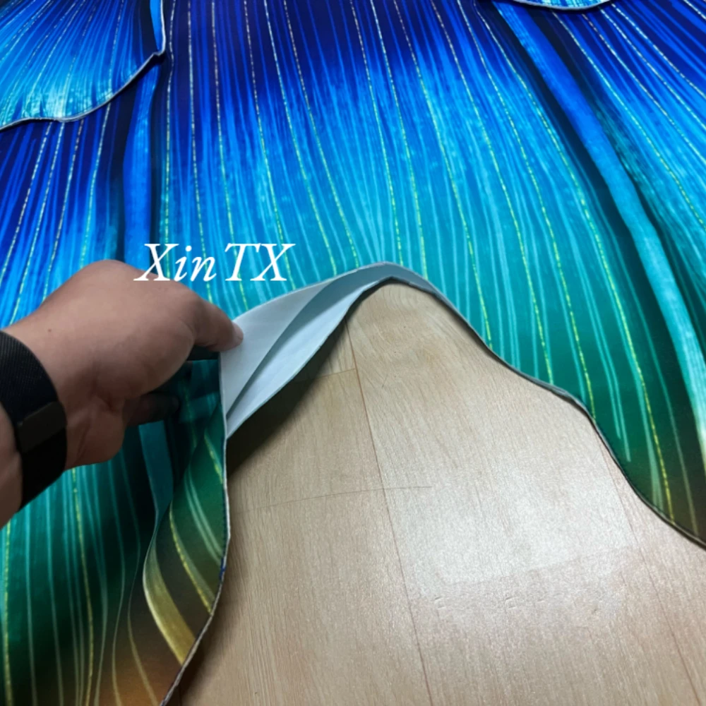 XinTX Adult Mermaid Tail Premium Quality Diving Swimming Show NOT Silicone Tail HD Printing Professional Mermaid Tail Skin